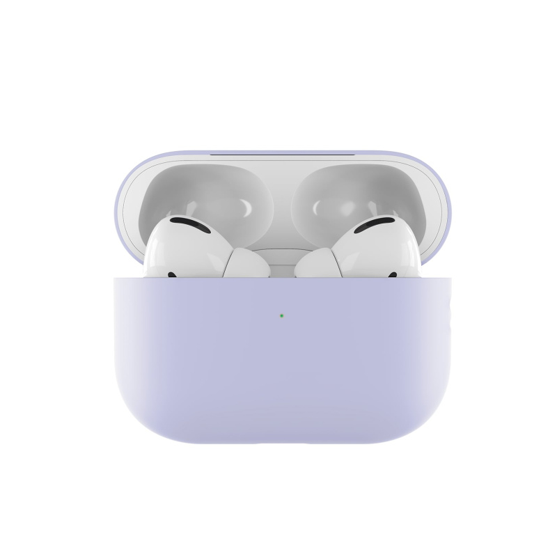 Ультратонкий силиконовый чехол uBear Touch Case AirPods Pro 2 / Pro, сиреневый