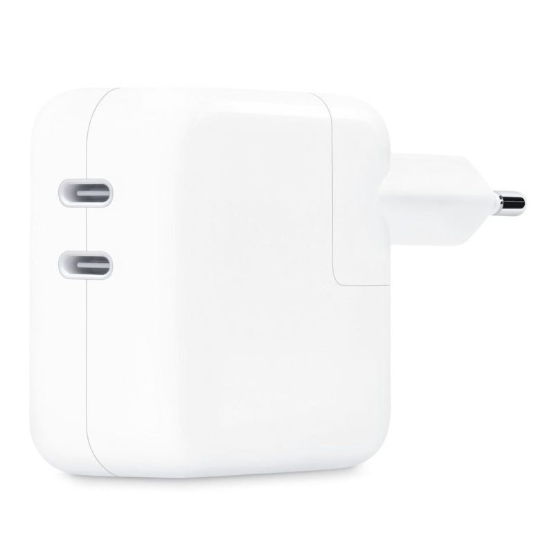 Сетевое зарядное устройство Apple 35W Dual, USB-C, белый Сетевое зарядное устройство Apple 35W Dual, USB-C, белый