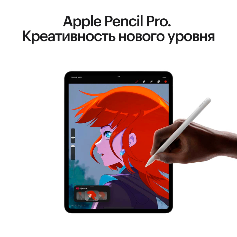 Apple iPad Pro M4, 13” дюймов Wi-Fi + Cellular 2 ТБ, Чёрный космос