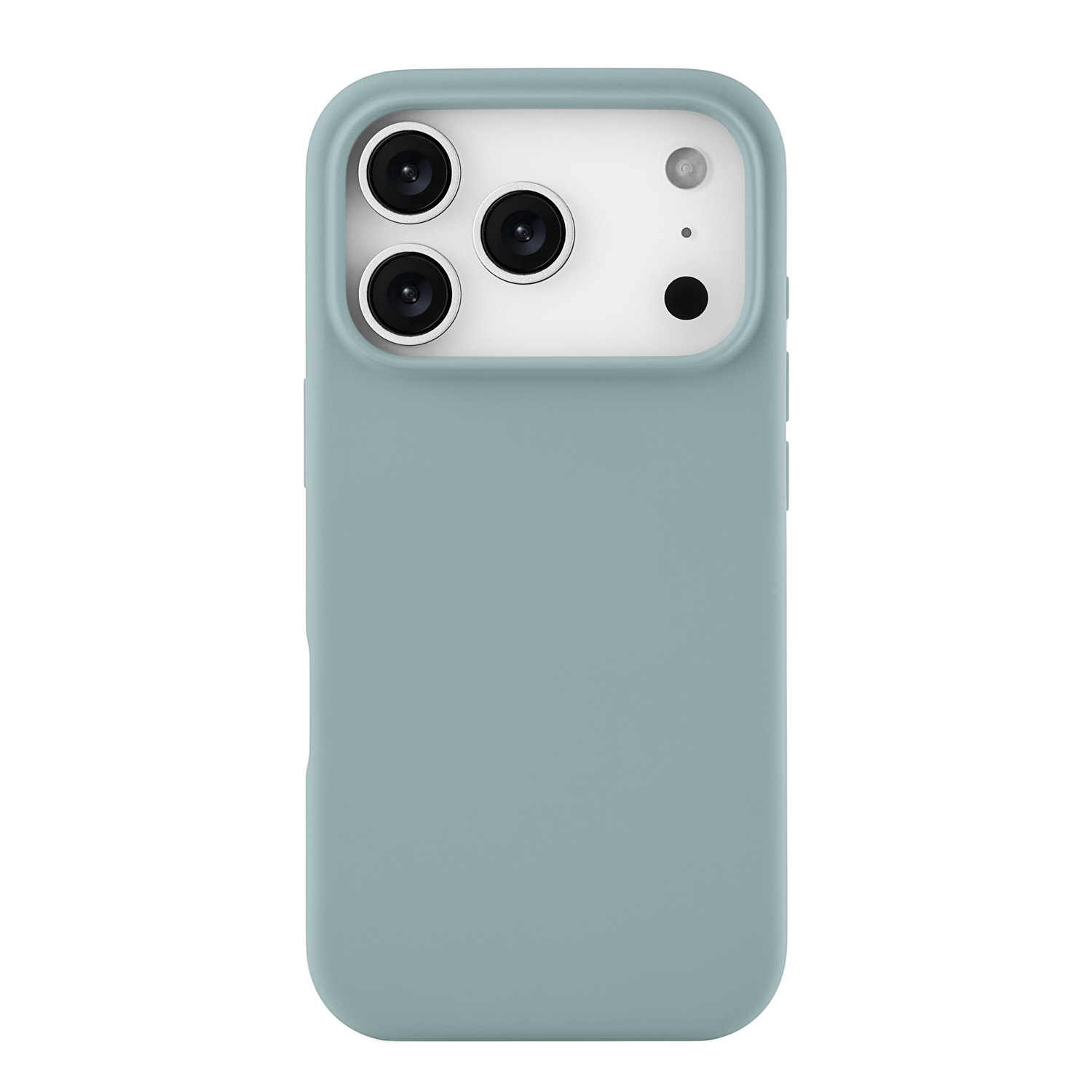 На фото изображено Чехол защитный uBear Touch Mag Case для iPhone 17 Pro, MagSafe, холодная мята