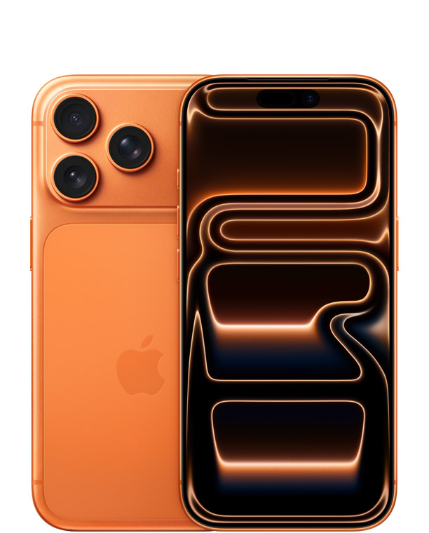 На фото изображено Apple iPhone 17 Pro, 1 ТБ, Космический оранжевый
