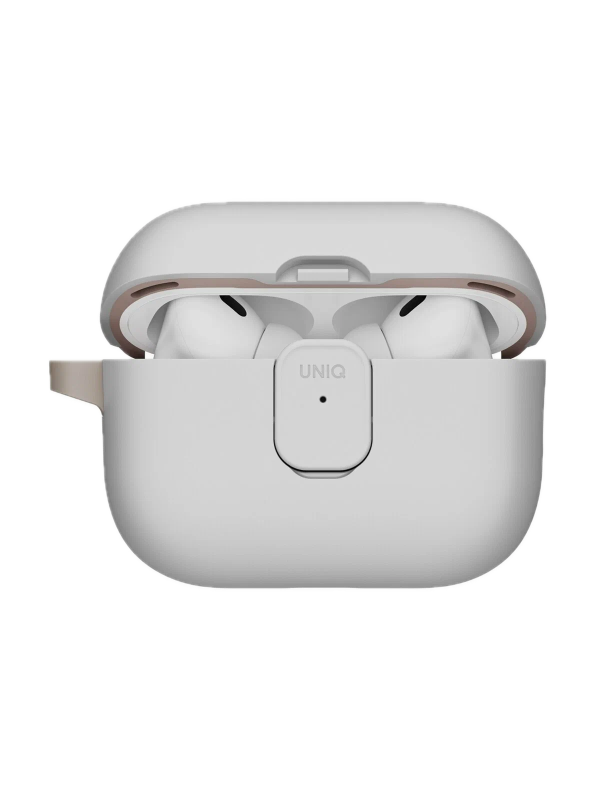 Фото Чехол Uniq CLYDE Lock case для AirPods Pro 3, Mist Grey/Khaki
