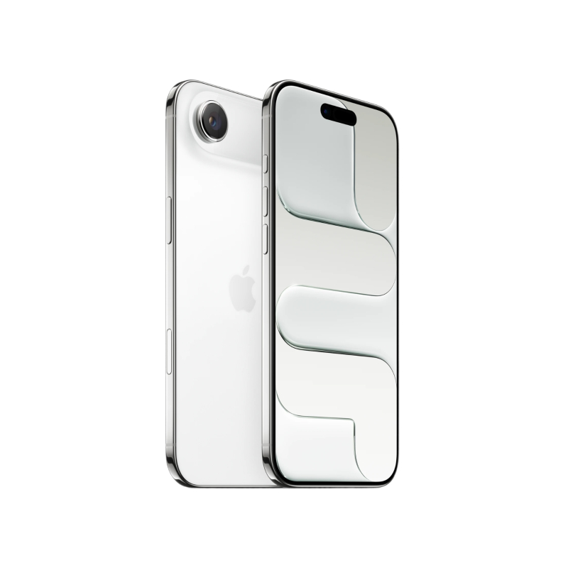На фото изображено Apple iPhone Air eSIM 256ГБ, Небесно-белый