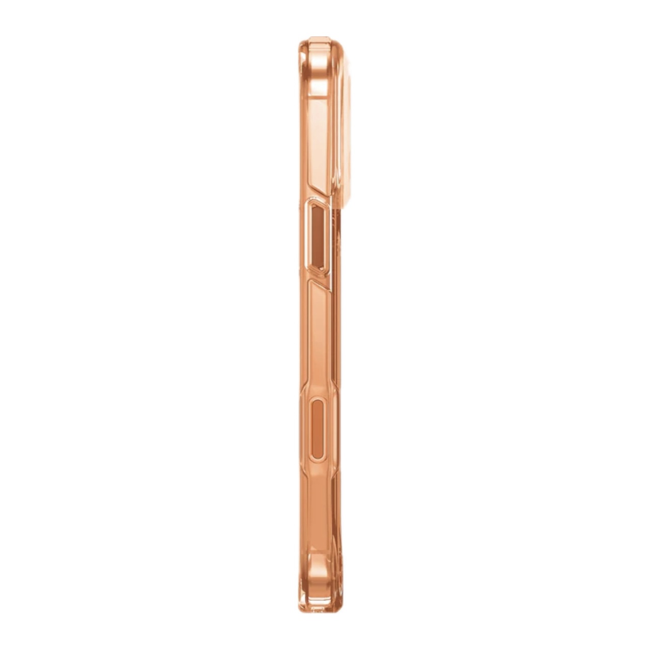 На фото изображено Uniq Lifepro Xtreme AF для iPhone 17 Pro Max, прозрачный/оранжевый