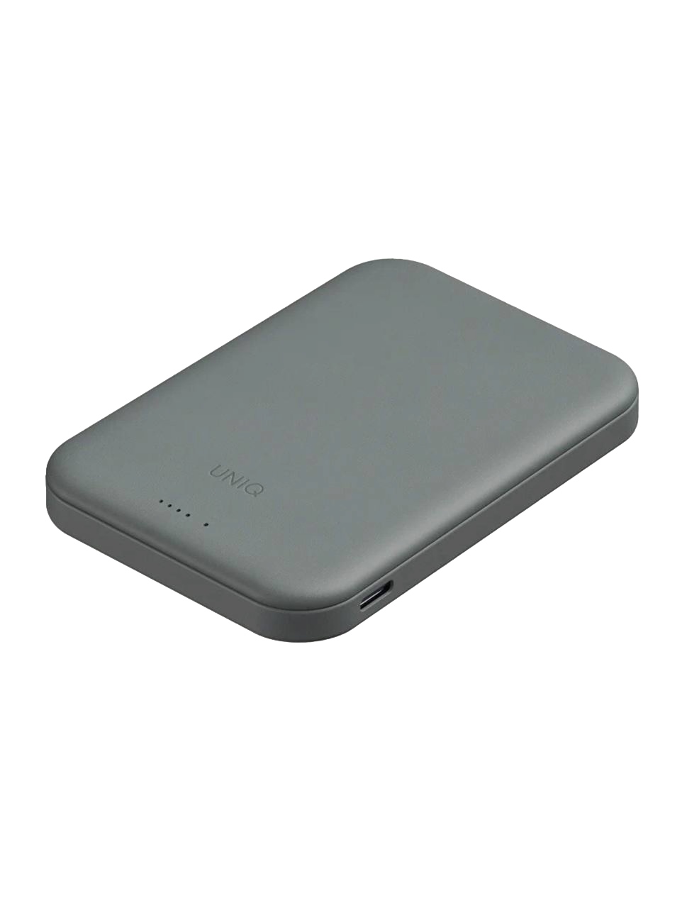 Фото Внешний аккумулятор Uniq Lexa 5000 mAh, зеленый На фото изображено Внешний аккумулятор Uniq Lexa 5000 mAh, зеленый