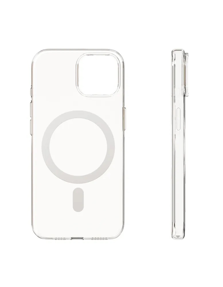 Чехол защитный VLP Crystal case с MagSafe для iPhone 14 Plus, прозрачный