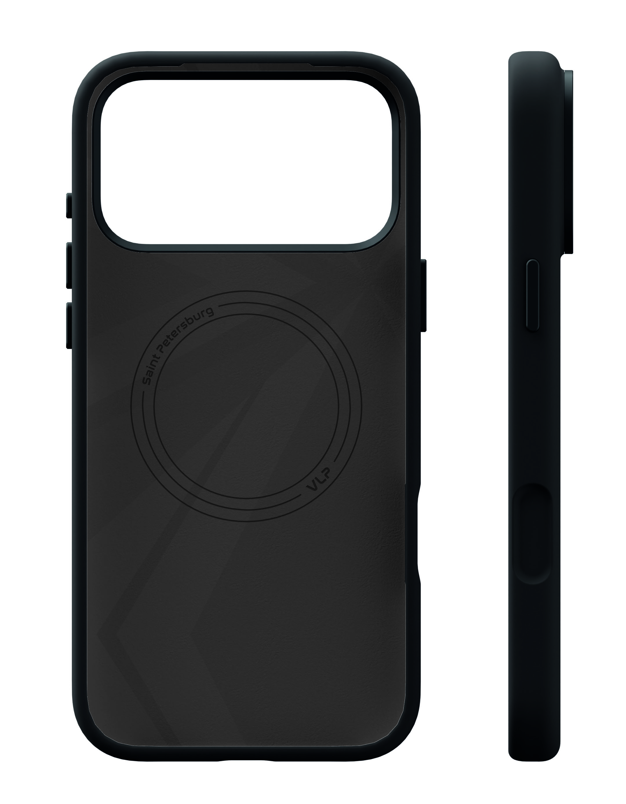 На фото изображено Чехол защитный VLP Aster Pro Case с MagSafe для iPhone 17 Pro Max, черный