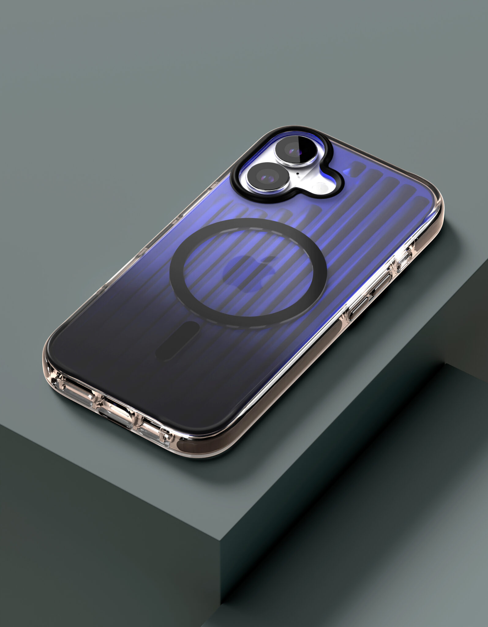 Фото Чехол защитный VLP Pulse Case с MagSafe для iPhone 17, черный На фото изображено Чехол защитный VLP Pulse Case с MagSafe для iPhone 17, черный