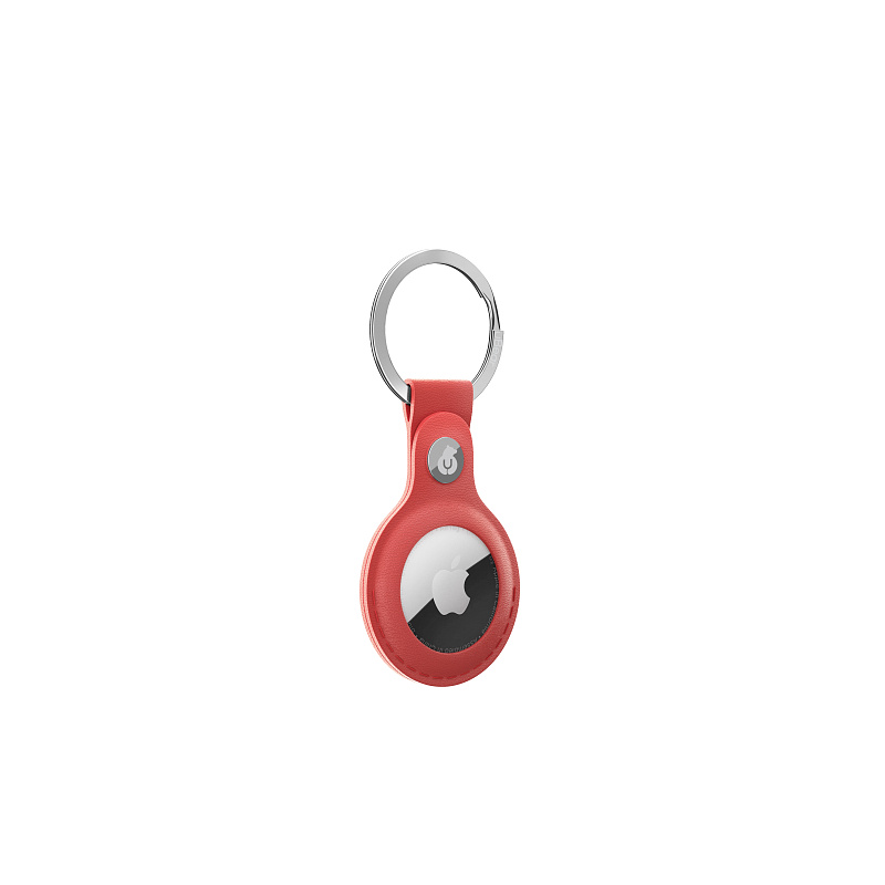 uBear Capital Case for AirTag, натуральная кожа, красный uBear Capital Case for AirTag, натуральная кожа, красный
