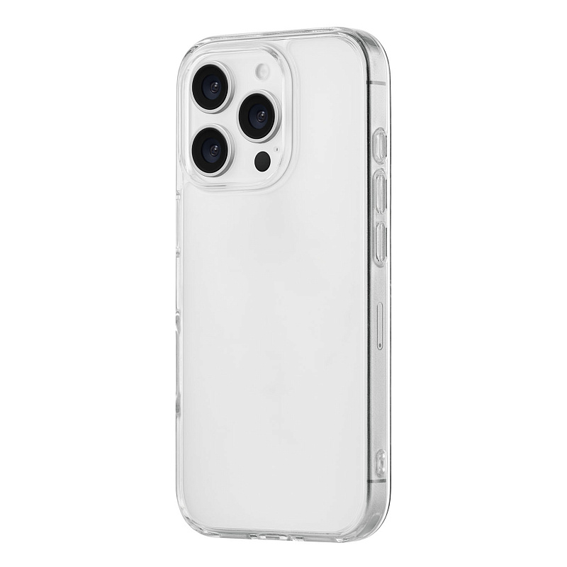 Чехол защитный uBear Real Case для iPhone 16 Pro, усиленный, прозрачный Чехол защитный uBear Real Case для iPhone 16 Pro, усиленный, прозрачный