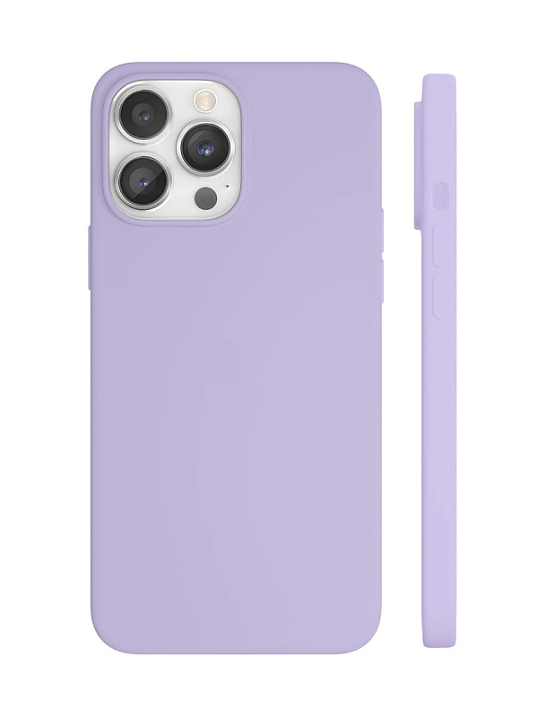 Чехол защитный VLP Silicone case с MagSafe для iPhone 14 Pro Max, сиреневый