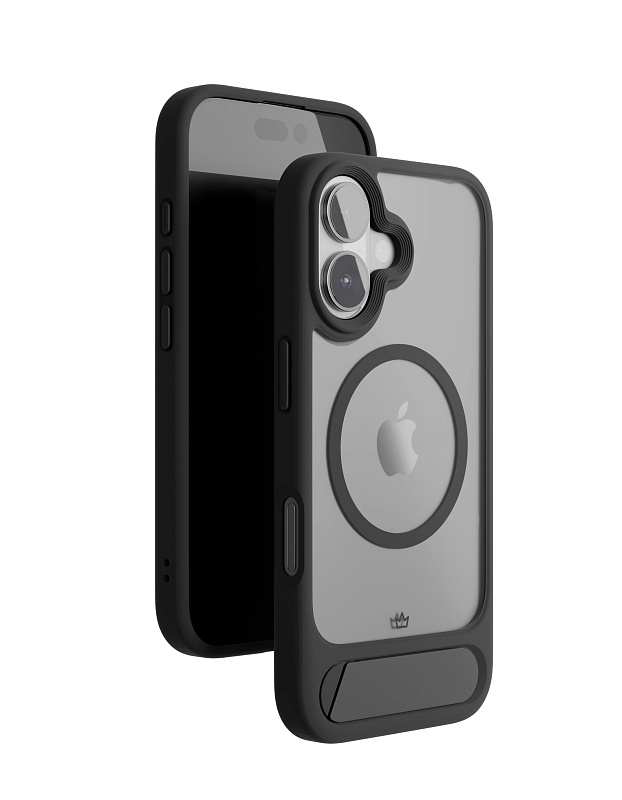 Чехол защитный VLP Reels Case с MagSafe для iPhone 16 Plus, черный