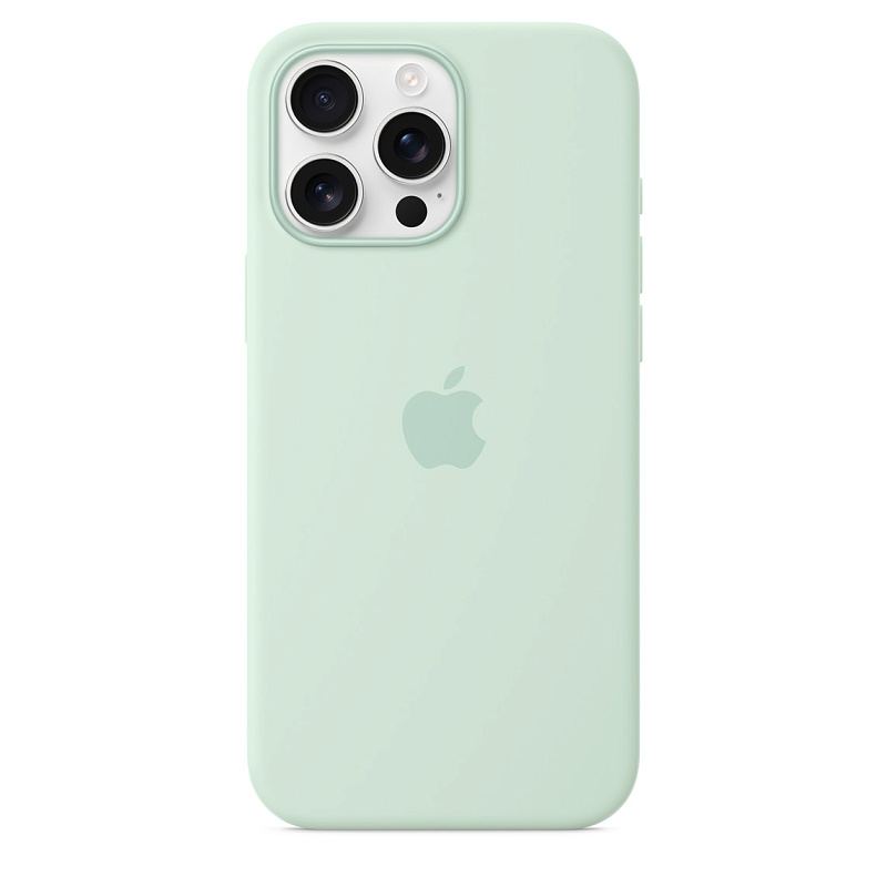 Чехол Apple для iPhone 16 Pro Silicone with MagSafe, аквамарин