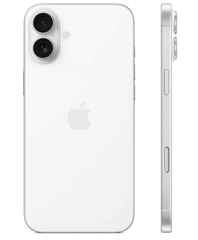 Apple iPhone 16 Plus, 128 ГБ, Белый Apple iPhone 16 Plus, 128 ГБ, Белый
