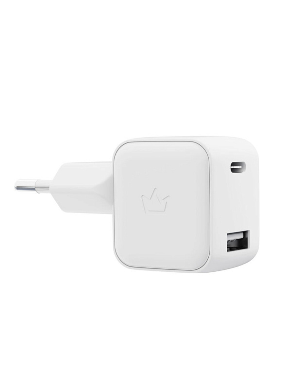 Сетевое зарядное устройство VLP G-Charge 30 Вт USB-C+USB-A, белый Сетевое зарядное устройство VLP G-Charge 30 Вт USB-C+USB-A, белый