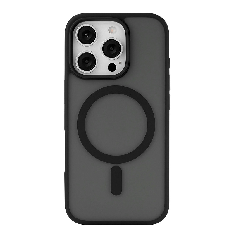Чехол защитный uBear Cloud Mag Case для iPhone 16 Pro, черный Чехол защитный uBear Cloud Mag Case для iPhone 16 Pro, черный