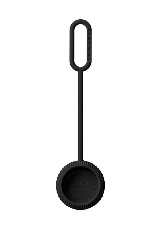 Чехол защитный для AirTag Native Union Curve AirTag Case, черный Чехол защитный для AirTag Native Union Curve AirTag Case, черный