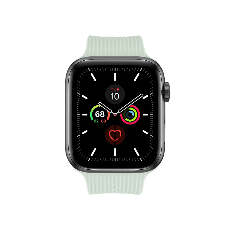 Ремешок Native Union для Apple Watch 44мм, cиликоновый, зелёный Ремешок Native Union для Apple Watch 44мм, cиликоновый, зелёный