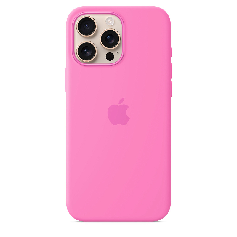 Чехол Apple для iPhone 16 Pro Max Silicone with MagSafe, пион