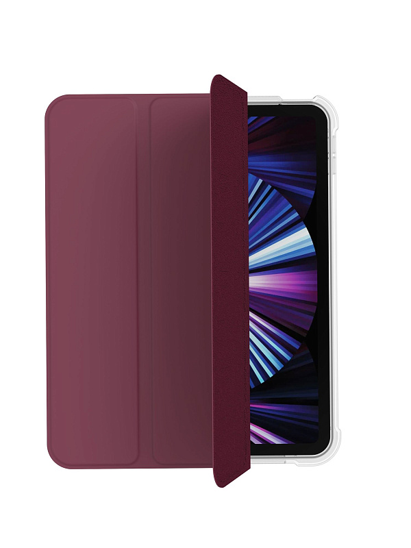 Чехол защитный VLP Dual Folio для iPad mini 6, марсала Чехол защитный VLP Dual Folio для iPad mini 6, марсала