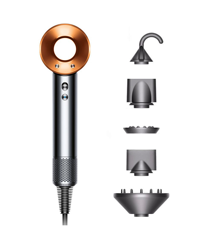 Фен Dyson Supersonic HD08, Nickel/Copper Фен Dyson Supersonic HD08, Nickel/Copper